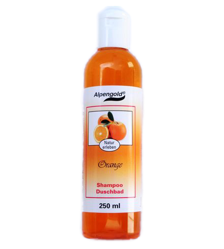 alpengold orange shampoo duschbad